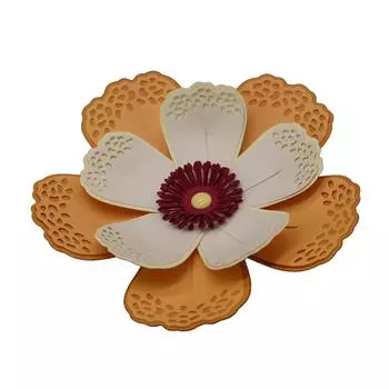 Flower Frame Metal Silvery Stencil Embossing Cutting Dies For Diy Scrapbooking Paper Album Cards Making серебряный