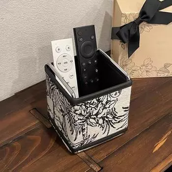 Flower Makeup Brush Bucket Bird Pencil Holder Retro Desktop Storage Box Cosmetics чёрный/белый