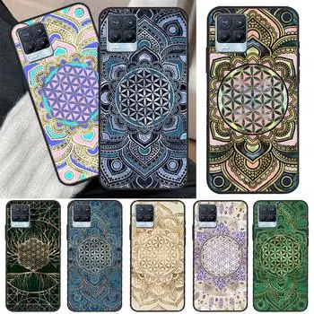 Чехол «Цветок жизни в лотосе, пастельное золото» для Realme GT Neo 2 3 Master 9i 8i 8 9 Pro Plus для OnePlus 10 Pro 9 9R Nord2 Realme C3