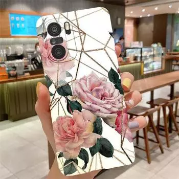 Чехол с цветочным узором для Samsung Galaxy A52 A72 A32 5G 4G A02 A02S A42 A12 A22 A22S A13 A52S A23 A33 A73 Мягкий силиконовый чехол из ТПУ For Samsung A73 5G