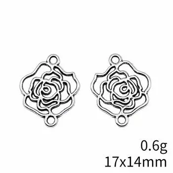 Flower Petal Connector Components Decoration Handmade Jewelry Pendants