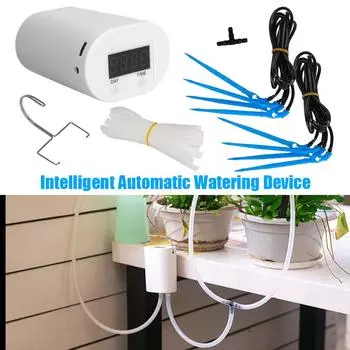 Flower Plant Home Sprinkler 8/4/2 Head Automatic Watering Pump Controller Drip Irrigation Device Pump Timer System Garden Gadget