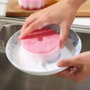 Flower Shaped Sponge Cleaner Brush Cleaning Tools Eraser Bathroom Kitchen