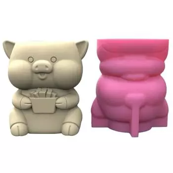 Силиконовая форма для цветка, цементная форма для цветочного горшка, форма для ароматерапии, форма для свечей, форма из эпоксидной смолы