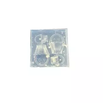 Flower Silk Ribbon Butterfly 3D Silicone Nail Mold Transparent Relief Nail Template Diy Nail Art Decoration Manicure Design Tool A1