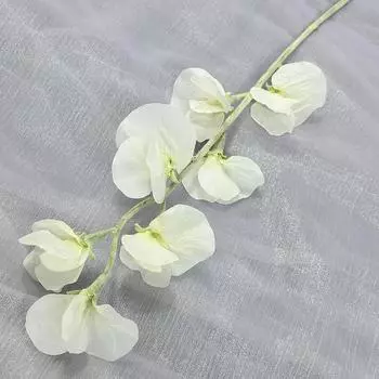 Flower Sweet Artificial Pea Wedding Hotel Restaurant Room Wall Decoration White