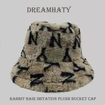 Flower Tie Dye Bucket Hat Plush Panama Women s Outdoor Keep Orange Red(38) 55-58cm