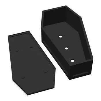 Flowerpot with Drainage System Rectangular Design Moisture Prevention Flower Pot Indoor Outdoor Use Plant Container 1pc