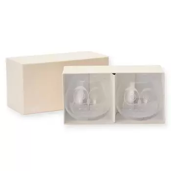 Floyd Glass Swaying Tumbler Owl Набор из 2 подарочных стаканов Fukurou объемом 495 мл, 2 шт. Сделано в Японии, приблизительно. ФЛ11-00602