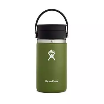 Фляга для кофе Hydro Flask Travel Flexship с крышкой, разные размеры и цвета оливковый