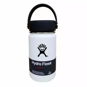 Фляга Hydro Flask 12 унций с широким горлом Limited [официальный WSL] [модель для Японии] (белый)