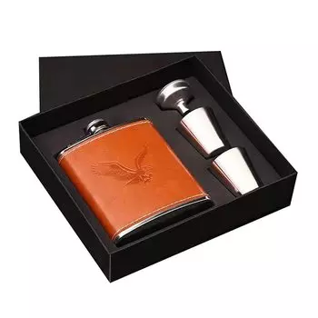 Фляга Skittles, портативная фляжка для виски, мини-фляга из нержавеющей стали, сверхлегкая портативная бутылка для сакэ, бутылка для виски с воронкой и бокалом для вина