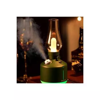 FLQUE перезаряжаемая декоративная винтажная лампа, увлажнитель воздуха, парогенератор, 300 мл, аромадиффузор