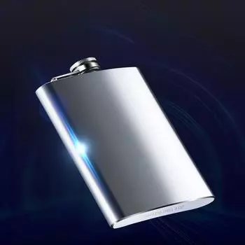 Фляжка из нержавеющей стали для вина, виски, с кожаной переносной флягой для путешествий, для алкоголя, посуда для питья