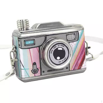 Фляжка из нержавеющей стали мини алкоголь забавный подарок для путешествий на свежем воздухе Brown