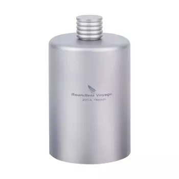 Фляжка Skittles из титана Boundless Voyage, 200 мл, сверхлегкая портативная бутылка для виски Skittles с сумкой для хранения Ti3068D, нержавейка
