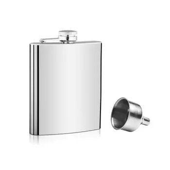 Фляжка voocye Skittles Hip Flask 8 унций 220 мл из нержавеющей стали, бутылка для виски и сакэ, портативная, очень легкая и удобная