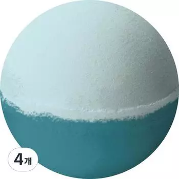 Flu Love Night Salt Bubble Bath Bomb Silent Night Woody Scent, 200 г, 4 штуки