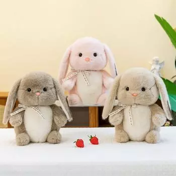 Fluffy Bear Plush Kids Toy PP Cotton Stuffed Animals Plush Doll Adults Children 23cm серый