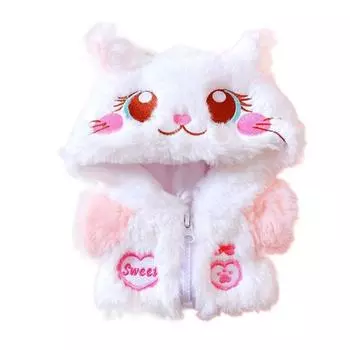 Fluffy Cotton Doll Clothes Plush Coat Doll Toy Clothes Plush Dolls Clothes Children s Gift