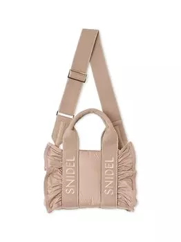 Fluffy Frill Logo Bag SWGB244632 PBEG [Sneider] Women s