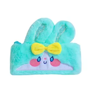 Fluffy Rabbit Pencil Perfect for New School Entrance and Perfect for School and Cram POS Case, Blue, Life, Ceremonies, Preschools. Supplies, Lessons,