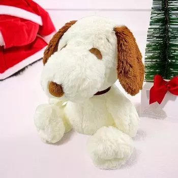 Fluffy Snoopy Plush Toy SNOOPY Toy Present Birthday Sitting Height 20CM (Mocha) [Item]
