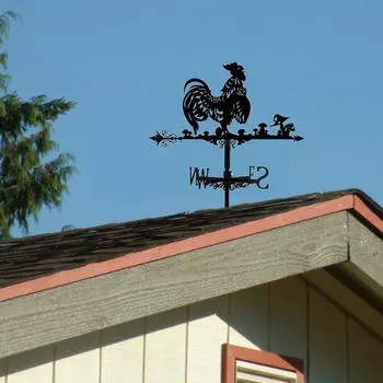 Флюгер в виде петуха, художественный подарок, флюгер в виде животного для двора, двора, улицы
