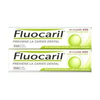 Fluocaril Pasta Dentifrica Sabor Menta Prevencion Caries 2x125мл