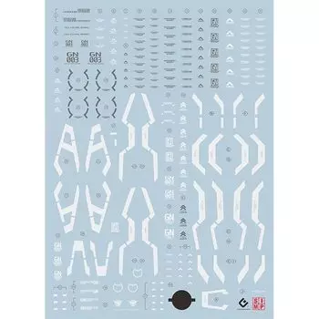 флуоресценция!! HG RG MG PG RE HiRM робот MS Наклейка для переноса воды для улучшения детализации (MG 1/100 для Gundam Kyrios)