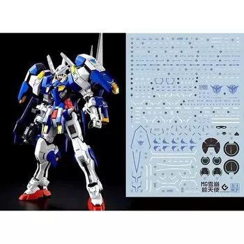 флуоресценция!! HG RG MG PG RE HiRM робот MS Наклейка для переноса воды для улучшения детализации (MG 1/100 Гандам для Avalanche Exia Dash)