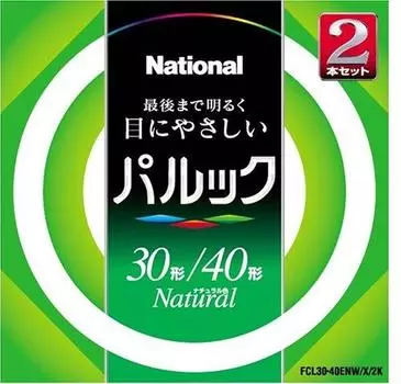 Флуоресцентная лампа Panasonic Parlook 30 Тип 40 Тип Натуральный цвет FCL3040ENWX2K + Круглый/Стартер (2 куска)