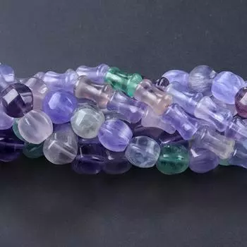 Флюоритовые бусины из натурального камня, нерегулярные изолированные бусины для изготовления ювелирных изделий, ожерелье, браслет, серьги, аксессуары, длина 38 см 10mm