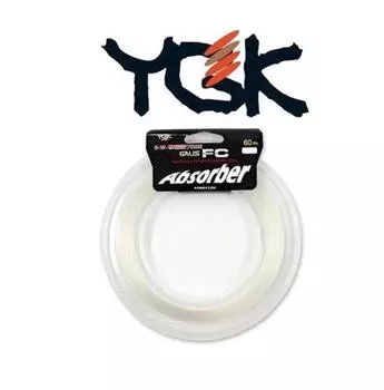 Fluorocarbon Line Garris FC Absorber 60m 20 70lb Natural X-Braid No.
