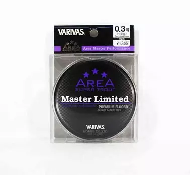 Флюорокарбоновая леска Varivas Trout Area Master Premium MLD 80 м 0,3, 1,2 фунта 0646 чистый