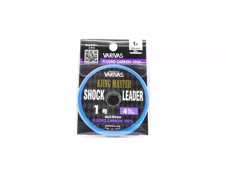 Флюорокарбоновый лесок Varivas Ajing Master Shock Leader, 30 м, 4 фунта (5354) чистый
