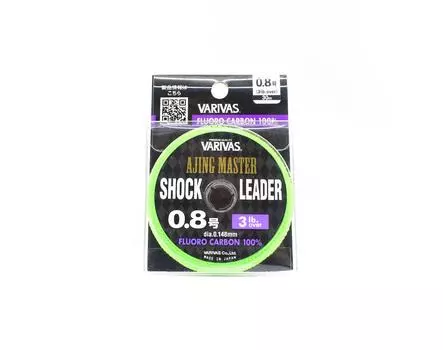 Флюорокарбоновый лесок Varivas Ajing Master Shock Leader, 30 м, 3 фунта (5347) чистый