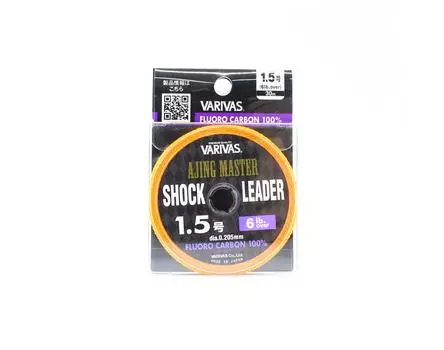 Флюорокарбоновый лесок Varivas Ajing Master Shock Leader, 30 м, 6 фунтов (5378)