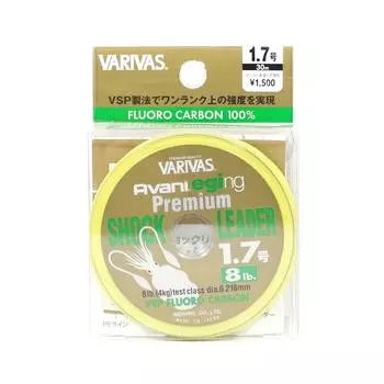 Флюорокарбоновый лесок Varivas Eging Premium Shock Leader 30 м 1,7, 8 фунтов (1460 г.) чистый