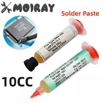 Флюс для пайки паяльная паста RMA223 паяльная паста смазка компьютерные чипы телефон светодиод BGA SMD PGA печатные платы ремонтные инструменты TPF UV 10cc