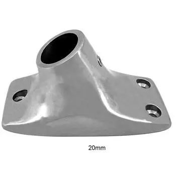 Flush Base Flag Socket Pole Mount Stainless Steel Fine Workmanship Handy Installation No Burrs Flexible Rustproof