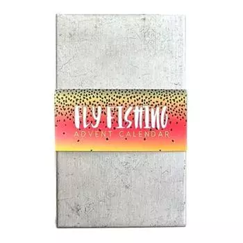 Fly Fishing Advent Calendar 24 Days Christmas Fishing Tackle Calendar Handcrafted Christmas Countdown Gifts for Anglers A