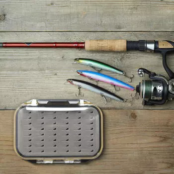 Коробка для нахлыста с прозрачной крышкой, контейнер для стримера, легкий крючок для приманки