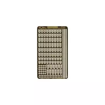 fly hawk model 1/700 world war ii british navy rattal and searchlight parts for plastic models FLYFH700105