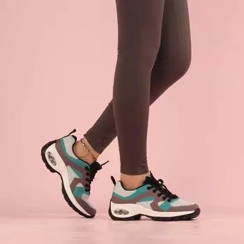 Fly Woven Mesh Дышащая женская обувь Повседневные кроссовки на воздушной подушке 35