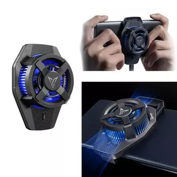 Flydigi B6 Lite Мобильный телефон Кулер Вентилятор Высокомощный Радиатор Охлаждающий Вентилятор Полупроводниковый Радиатор Задняя Зажимная Система Охлаждения