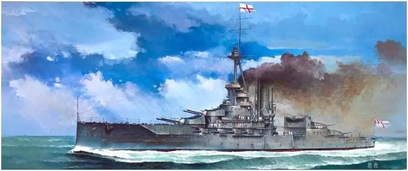 Flyhawk Model Royal Navy HMS Iron Duke 1914 Deluxe Edition Пластиковая модель FLYFH1312S 1/700