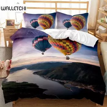 Flying Journey 3D Art Duvet Cover Set King Queen Double Full Twin Single Size Bed Linen Set EU single(135x200cm)