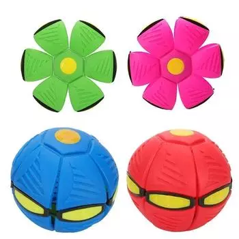Flying Saucer Bouncing Ball Is A Durable, Elastic and Fun Dog Pet Toy Suitable for Outdoor Activities and Exercise зелёный