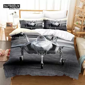 Flying Tools Bedding Set, 3Pcs Duvet Cover Set, Soft Comfortable Breathable Duvet Cover, For Bedroom Guest Room Decor EU single(135x200cm)